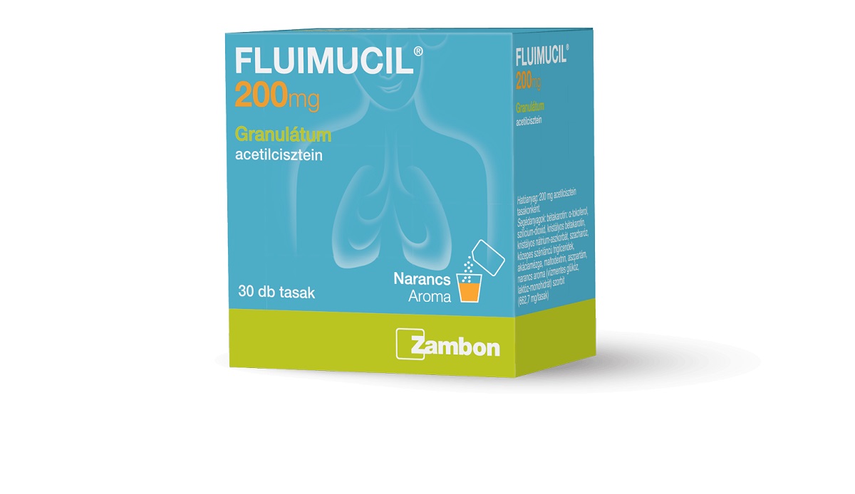 Fluimucil 200 mg granulátum 30x1g