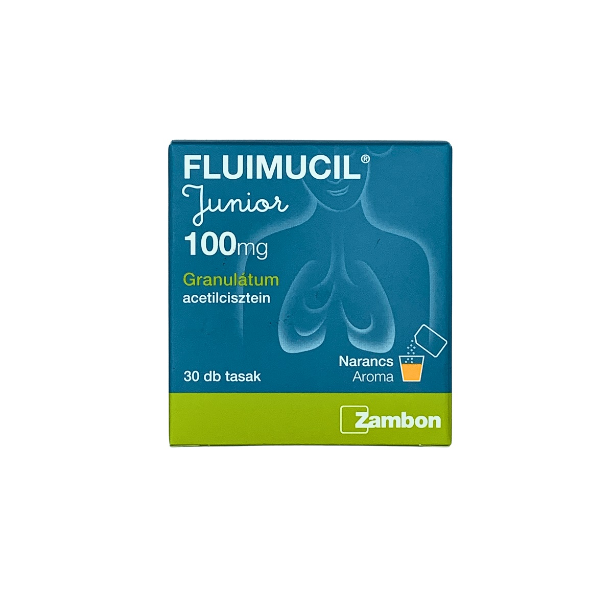 Fluimucil Junior 100 mg granulátum 30x1g