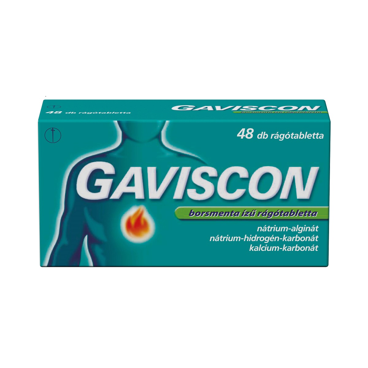 Gaviscon borsmenta ízű rágótabletta 48x