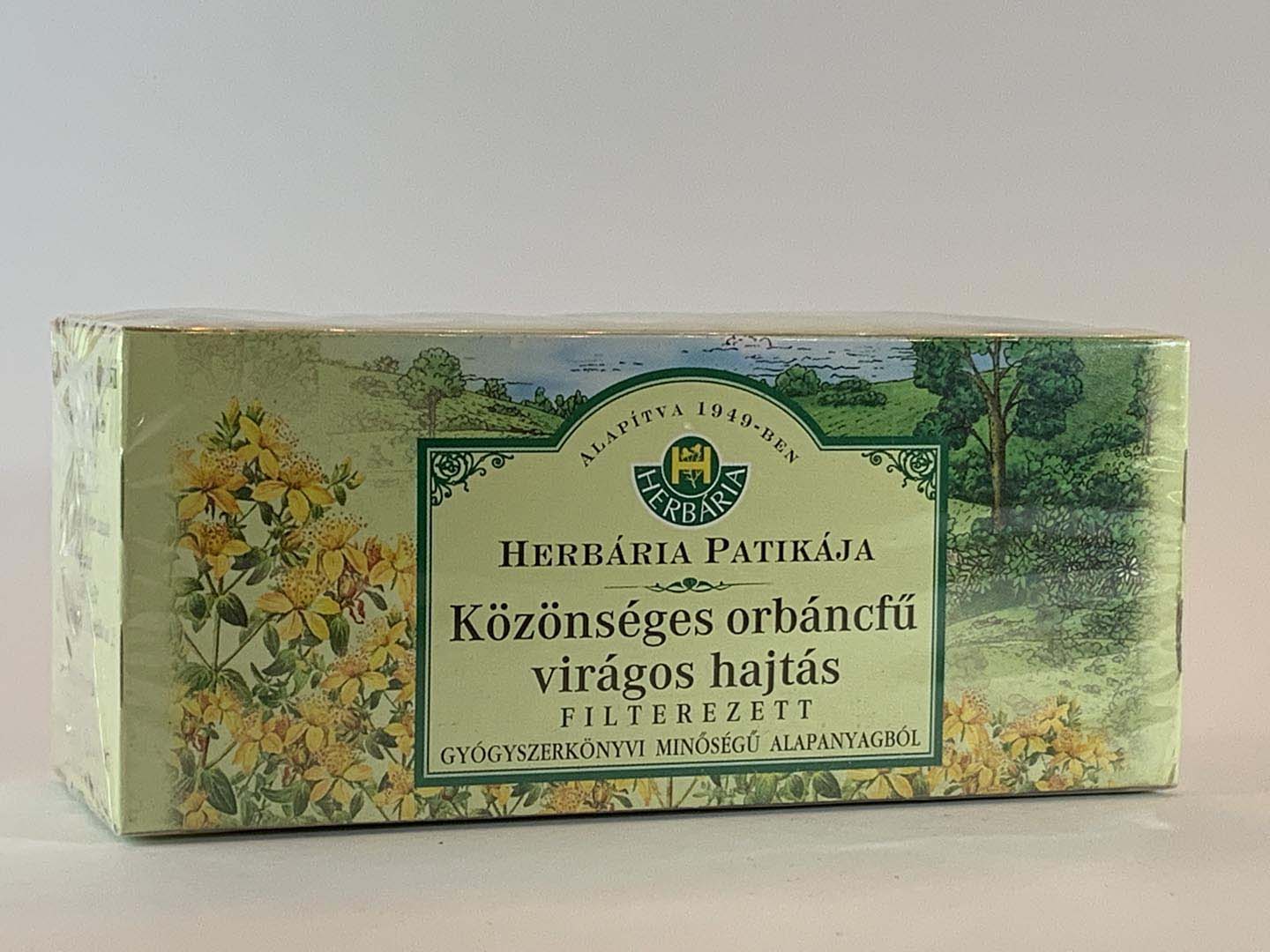 Orbáncfű tea filteres HERBÁRIA 25x2g