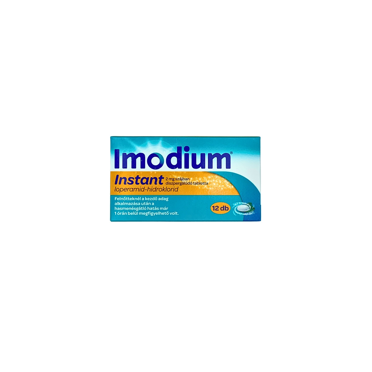 Imodium Instant 2 mg szájban diszpergálódó tabl. 12x