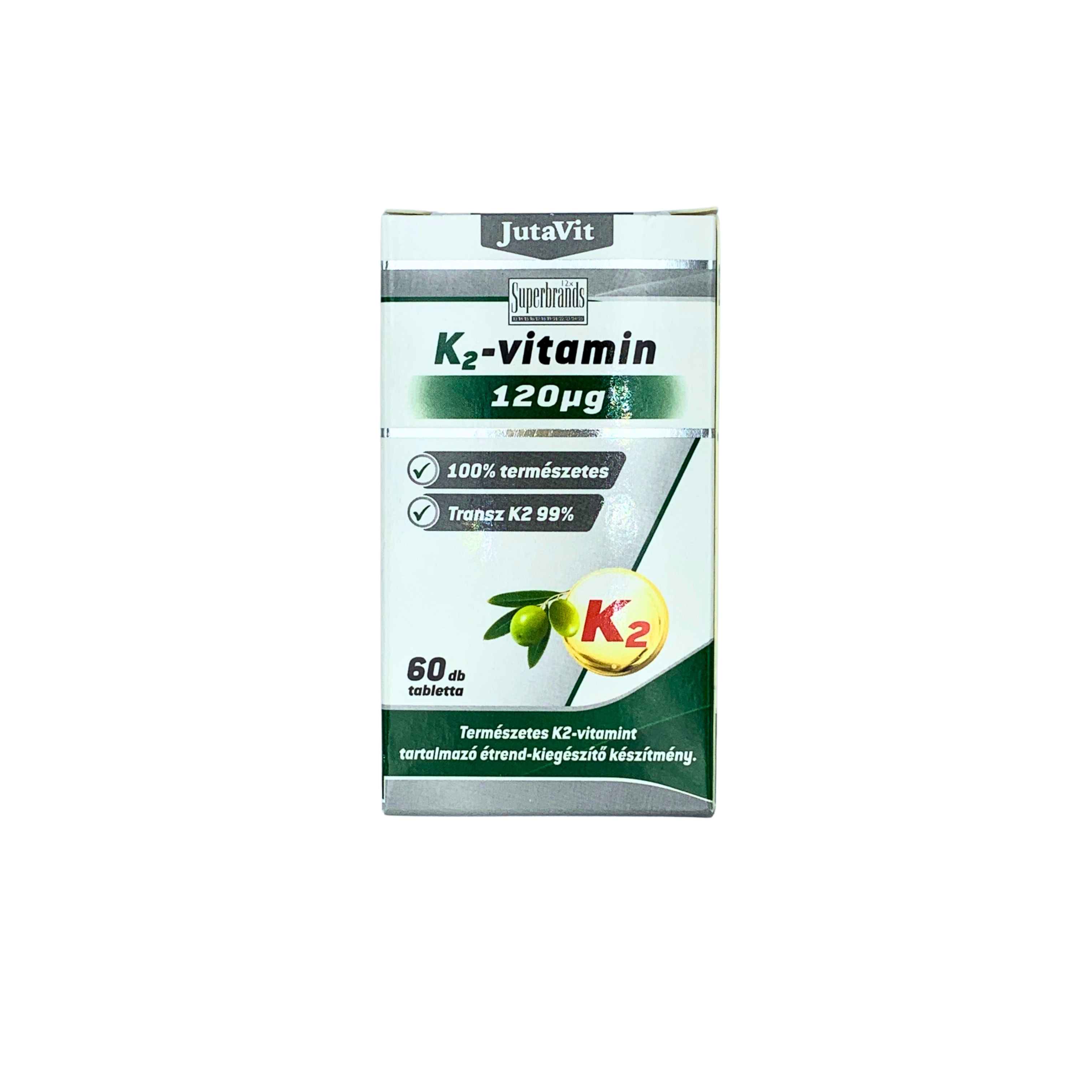JutaVit K2-vitamin 120 mcg tabletta 60x