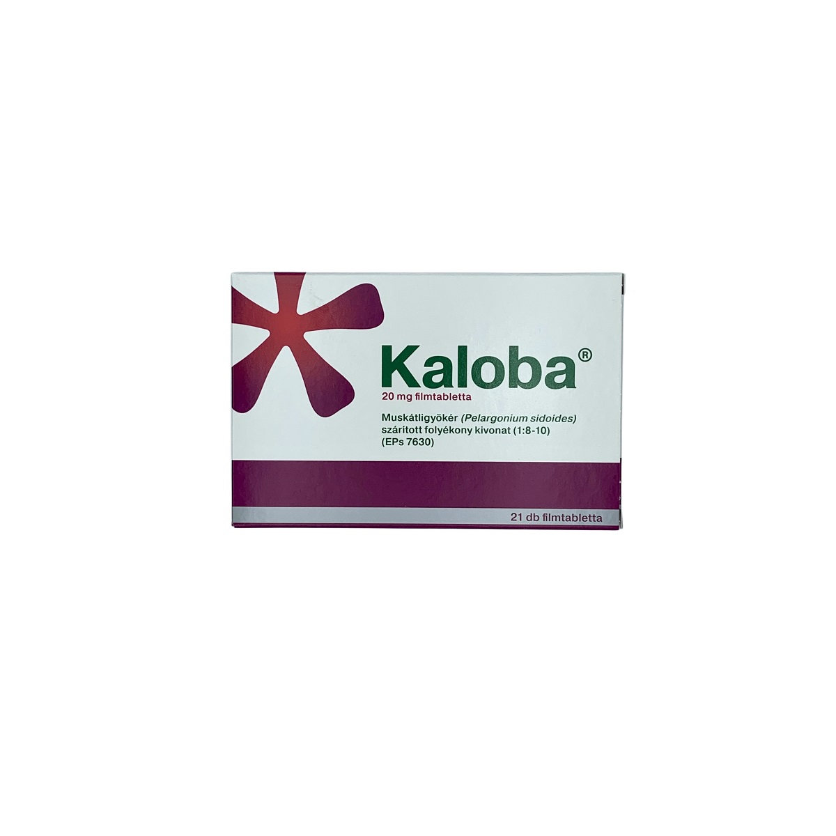 Kaloba 20 mg filmtabletta 21x
