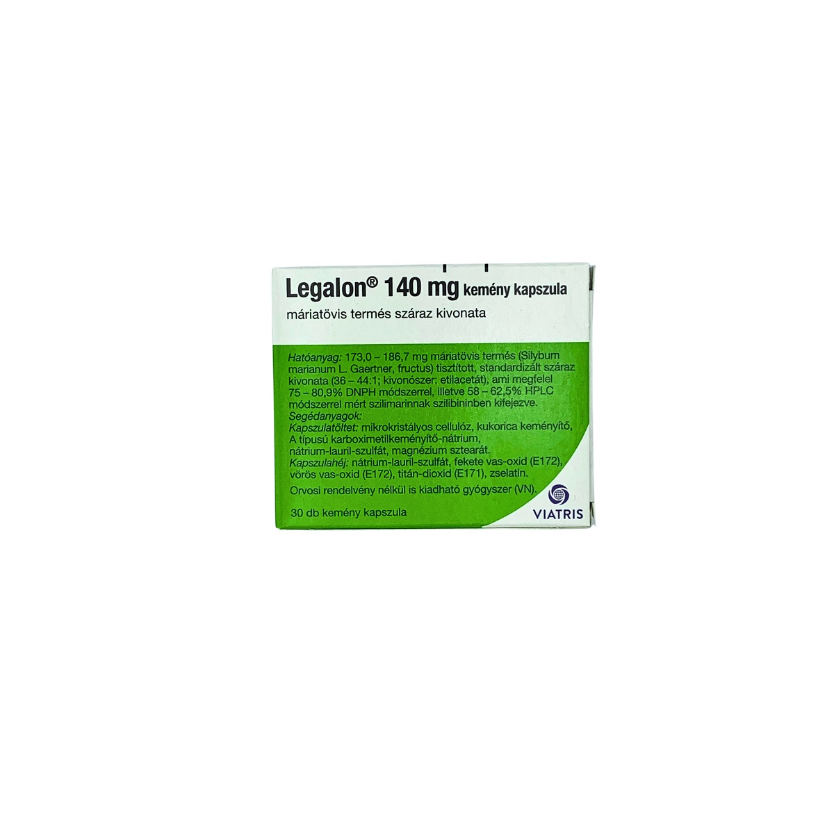 Legalon 140 mg kemény kapszula 30x
