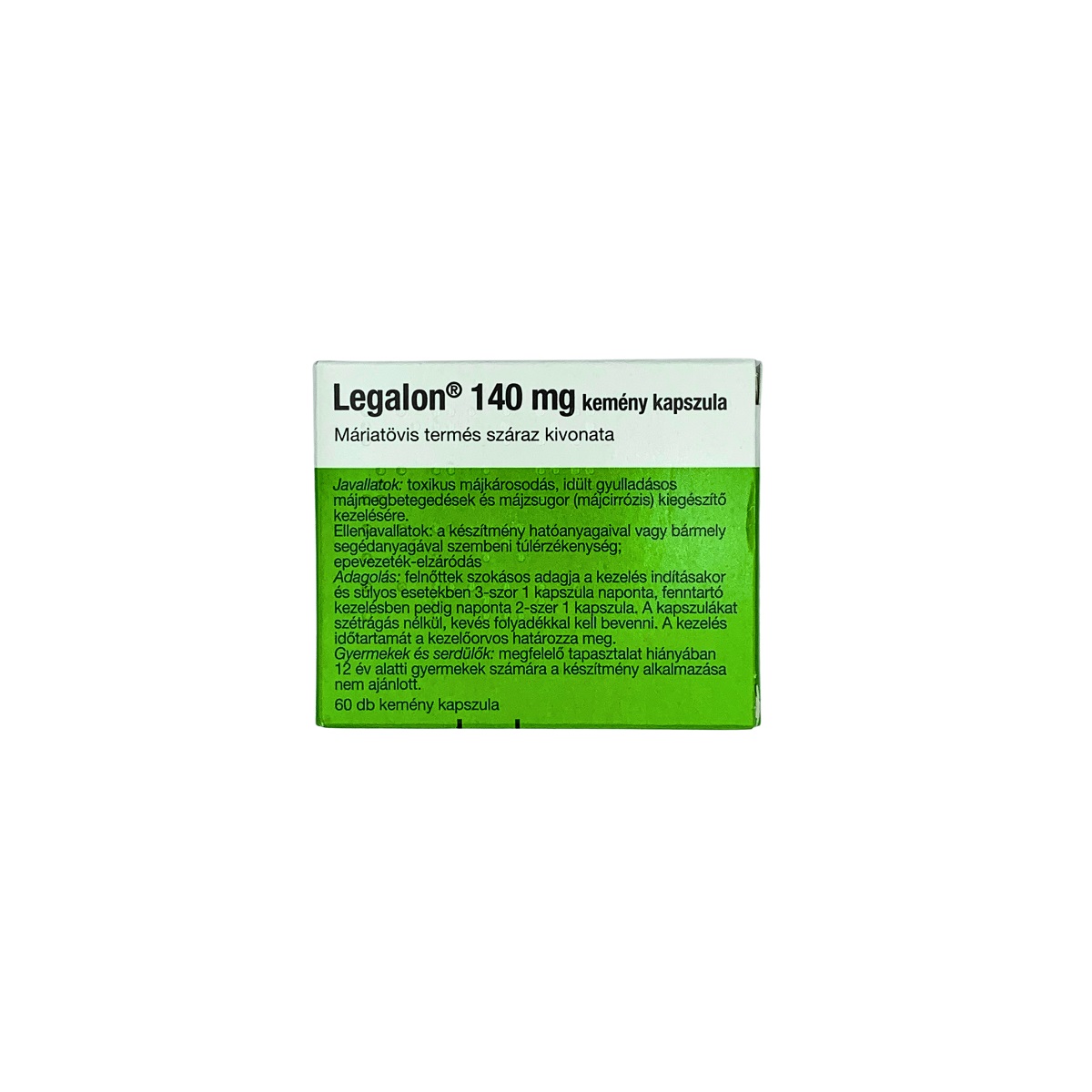 Legalon 140 mg kemény kapszula 60x