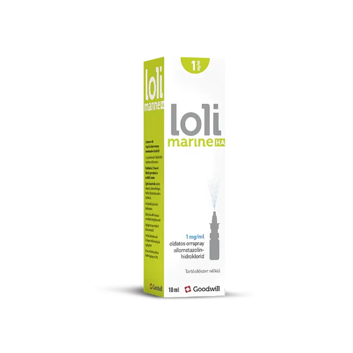 Lolimarine HA 1 mg/ml oldatos orrspray 1x10ml 
