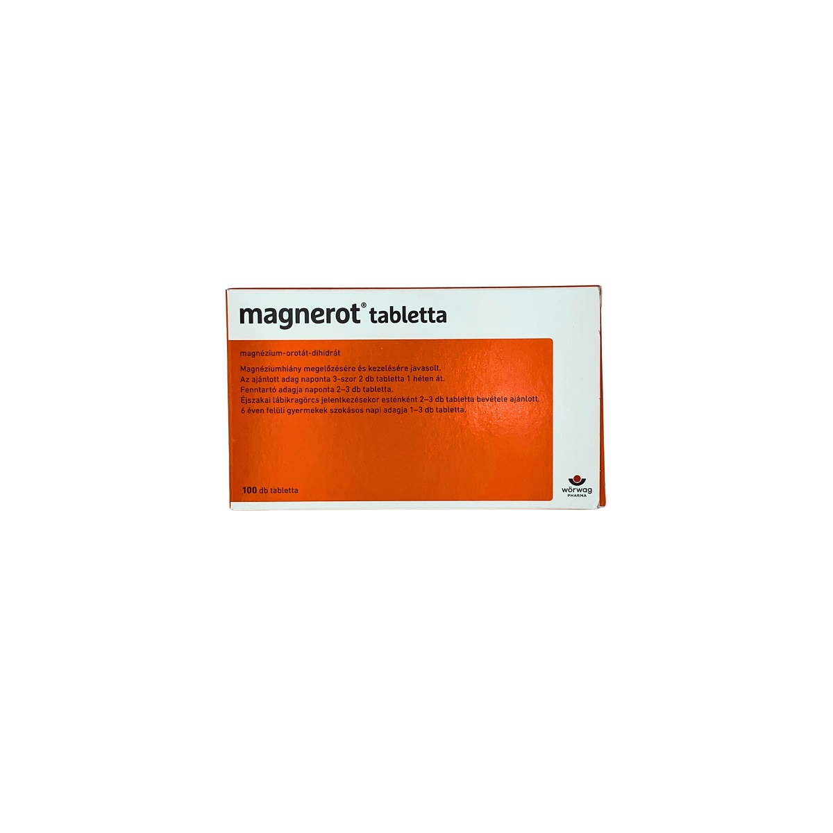 Magnerot tabletta 100x bub
