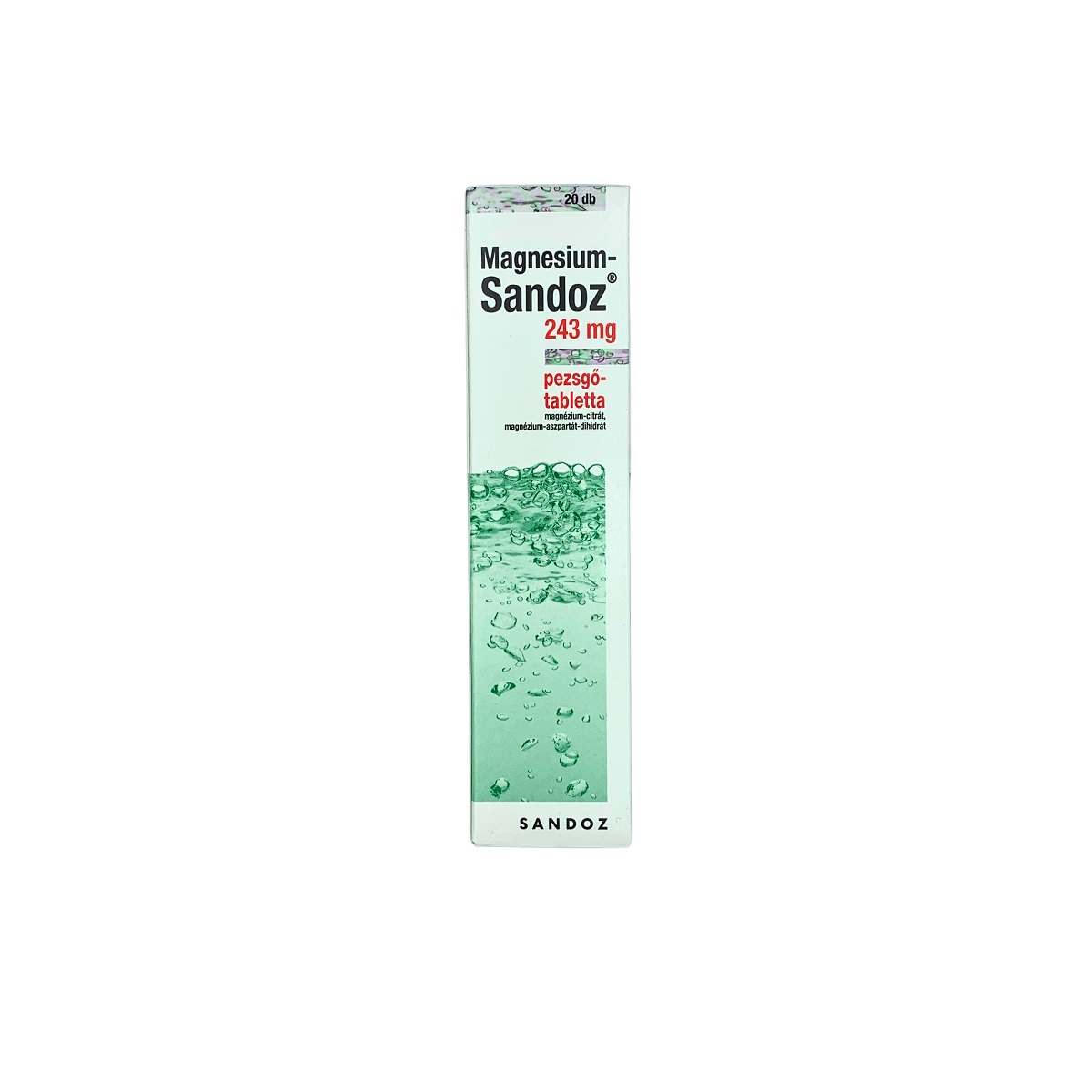 Magnesium-Sandoz 243 mg pezsgőtabletta 20x