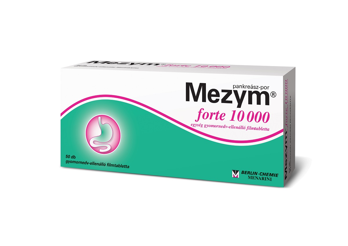 Mezym forte 10 000 egység gyomornedv-ellená.ftabl. 50x