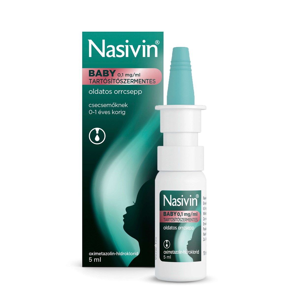 Nasivin Baby 0,1 mg/ml tart.mentes old. orrcsepp 1x 5ml