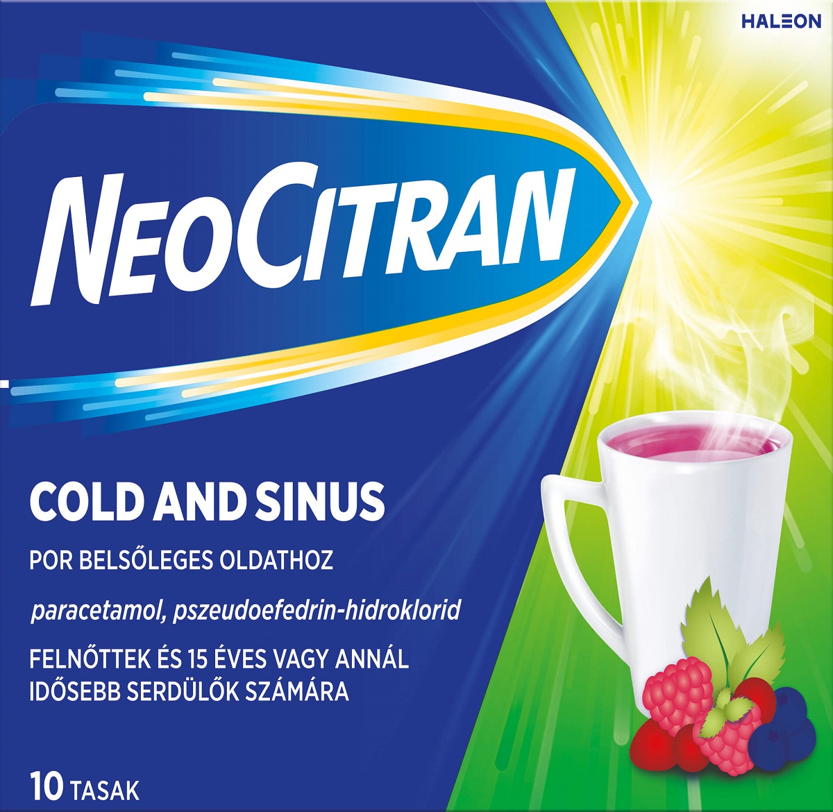 Neo Citran Cold and Sinus por belsőleges oldathoz 10x