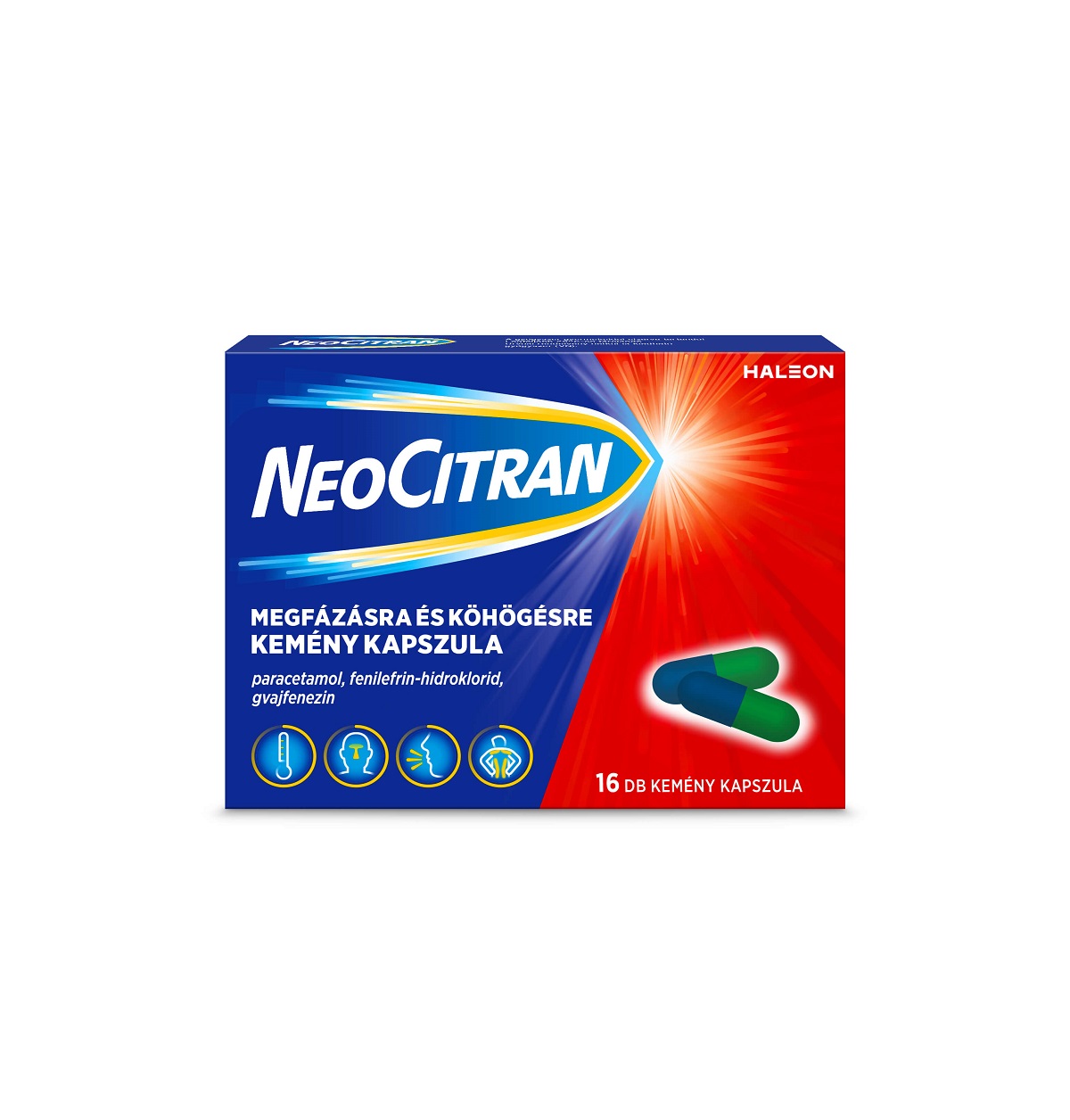 Neo Citran megfázásra és köhögésre kemény kapszula 16x
