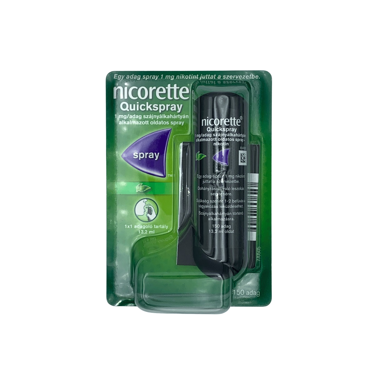 Nicorette Quickspray 1 mg/adag szájnyálk.alk.spray 1x