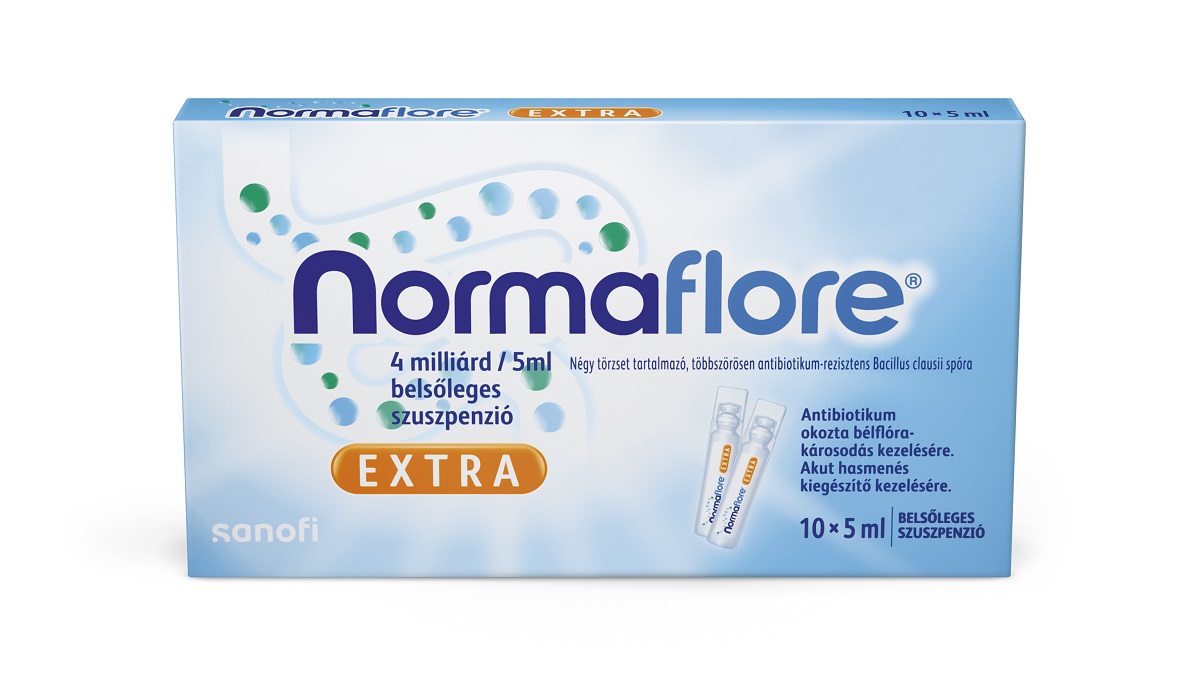 Normaflore Extra 4 milliárd/5ml belsőleges szuszp. 10x5ml