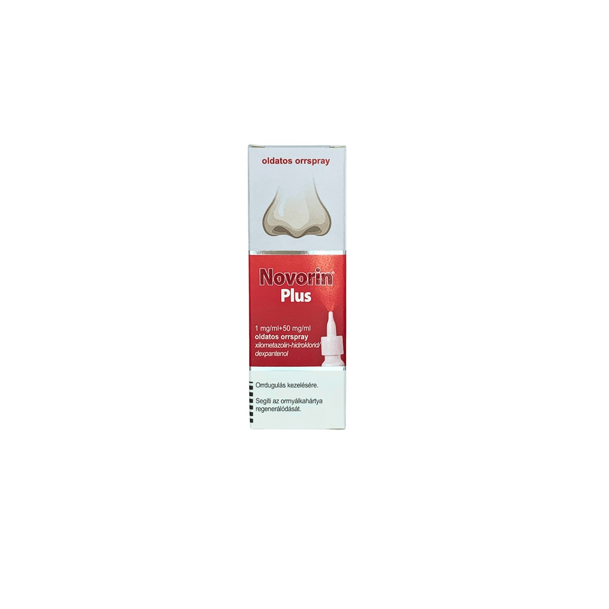 Novorin Plus 1 mg/ml+50 mg/ml oldatos orrspray 1x10ml