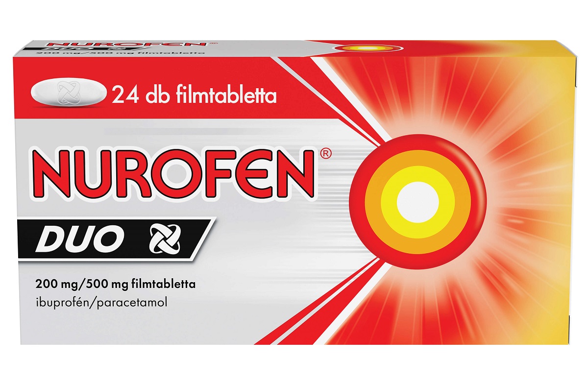 Nurofen Duo 200 mg/500 mg filmtabletta 24x