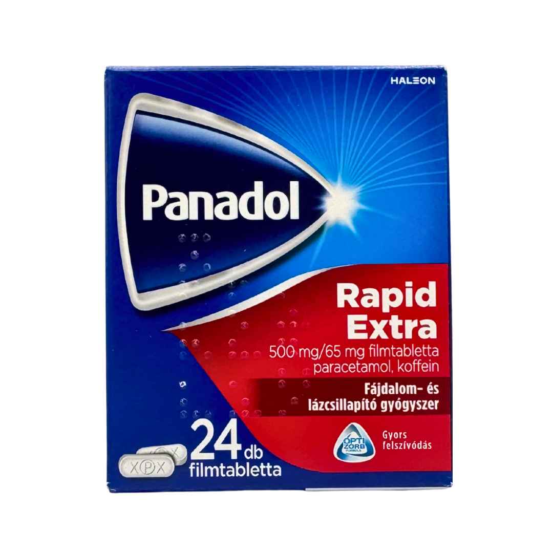 Panadol Rapid Extra 500 mg/65 mg filmtabletta 24x