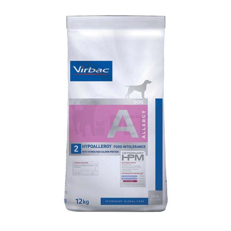 Virbac hpm diet dog hypoallergy A2 12 kg