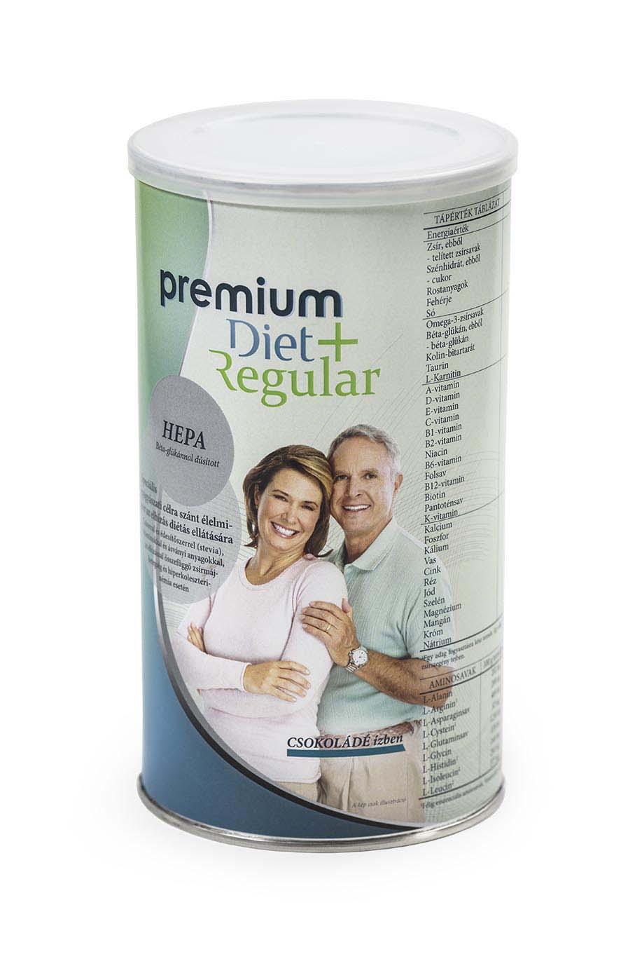 Premium Diet Regular + Hepa csokoládé ízben 420g