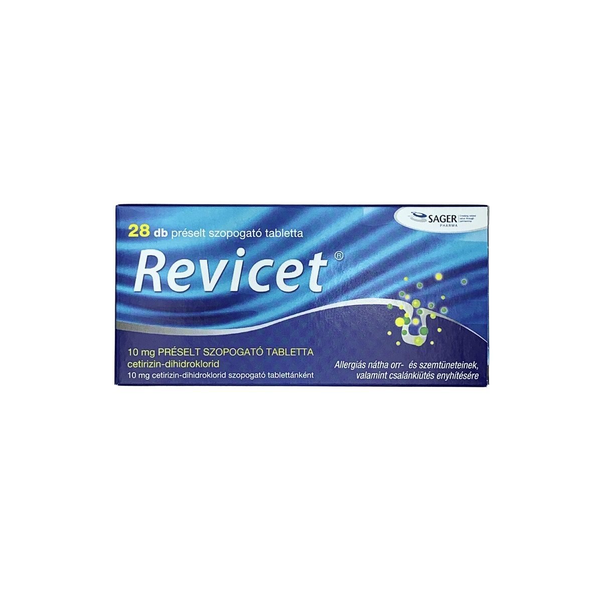 Revicet 10 mg préselt szopogató tabletta 28x