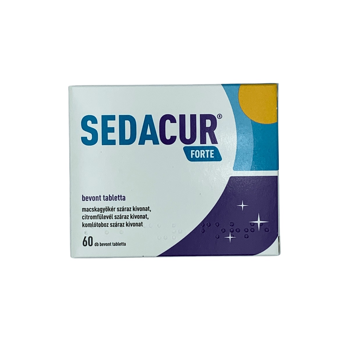 Sedacur forte bevont tabletta 60x