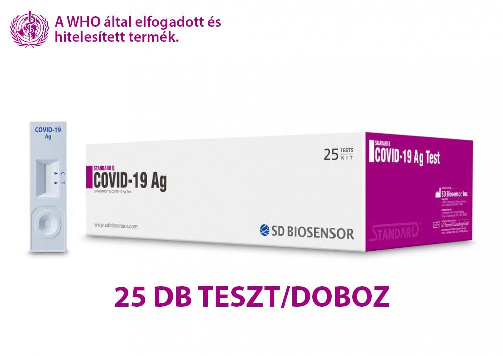 Standard Q Covid-19 Ag teszt SD Biosensor 25x