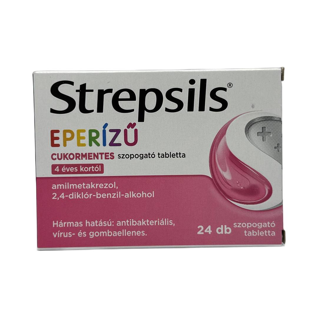 Strepsils eperízű cukormentes szopogató tabletta 24x