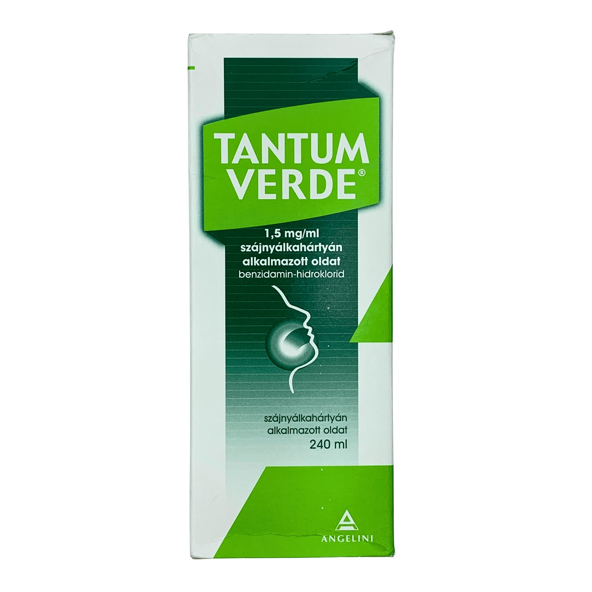 Tantum Verde 1,5mg/ml szájnyálkahártyán alk.oldat 240ml