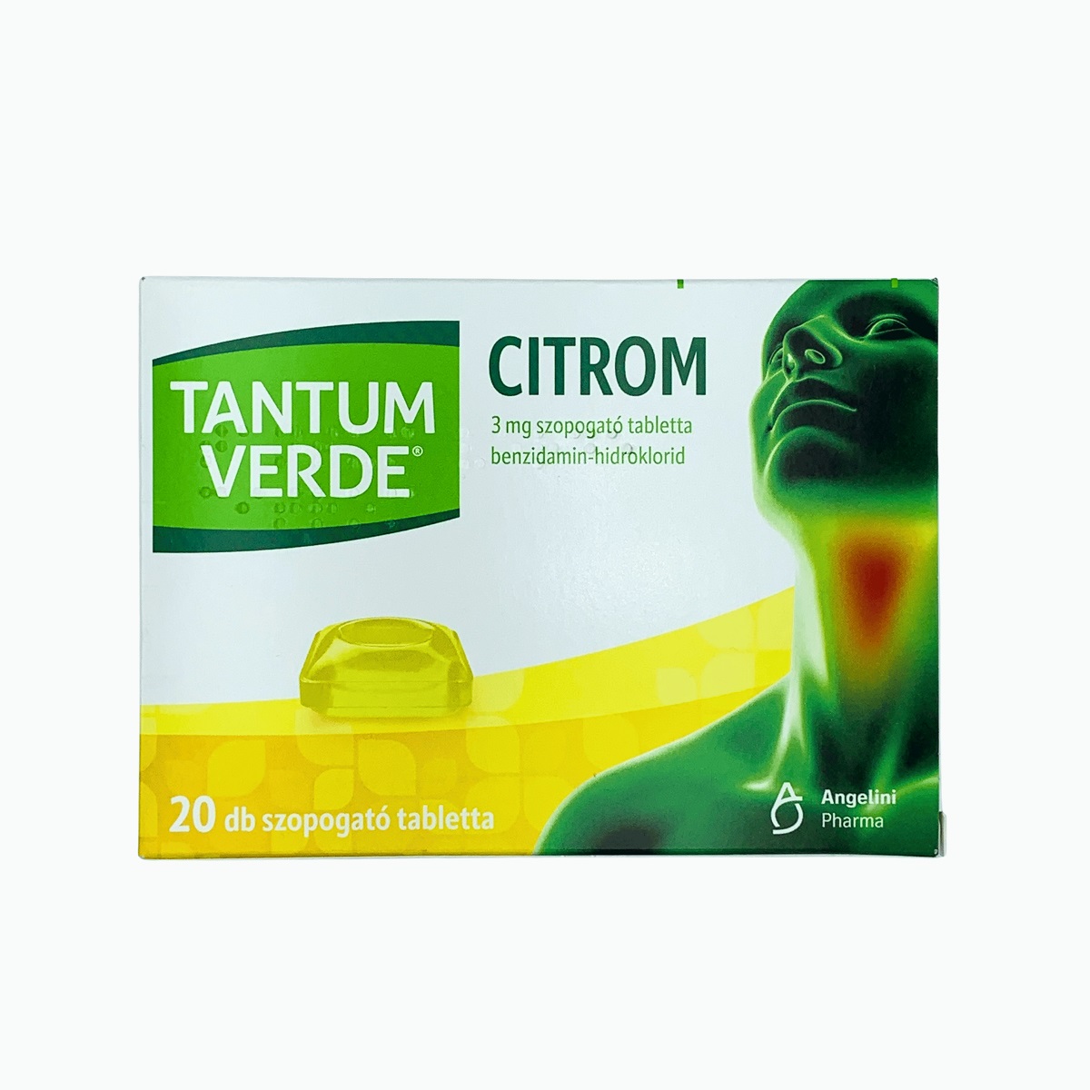 Tantum Verde citrom 3 mg szopogató tabletta 20x