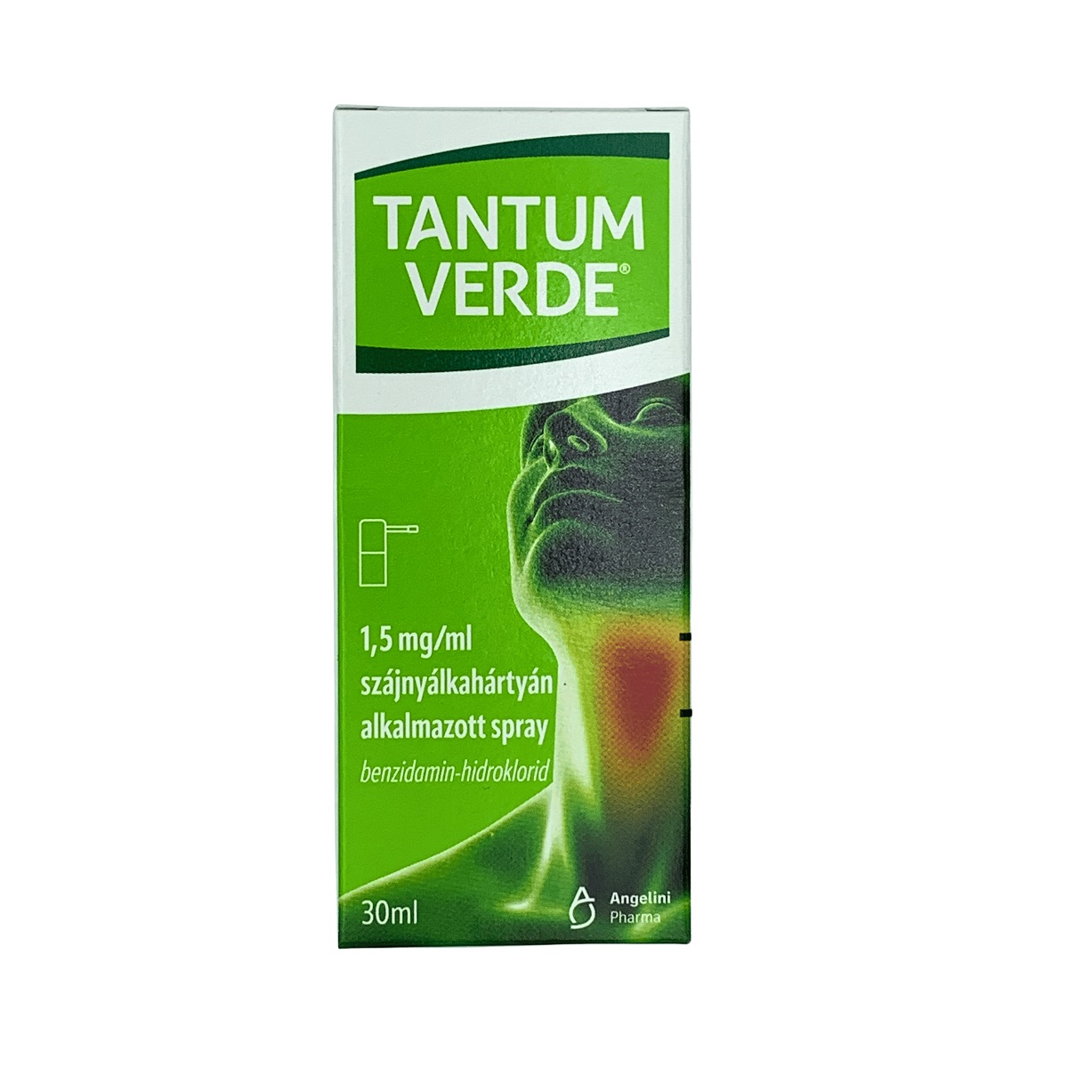 Tantum Verde 1,5mg/ml szájnyálkahártyán alk.spray 30ml