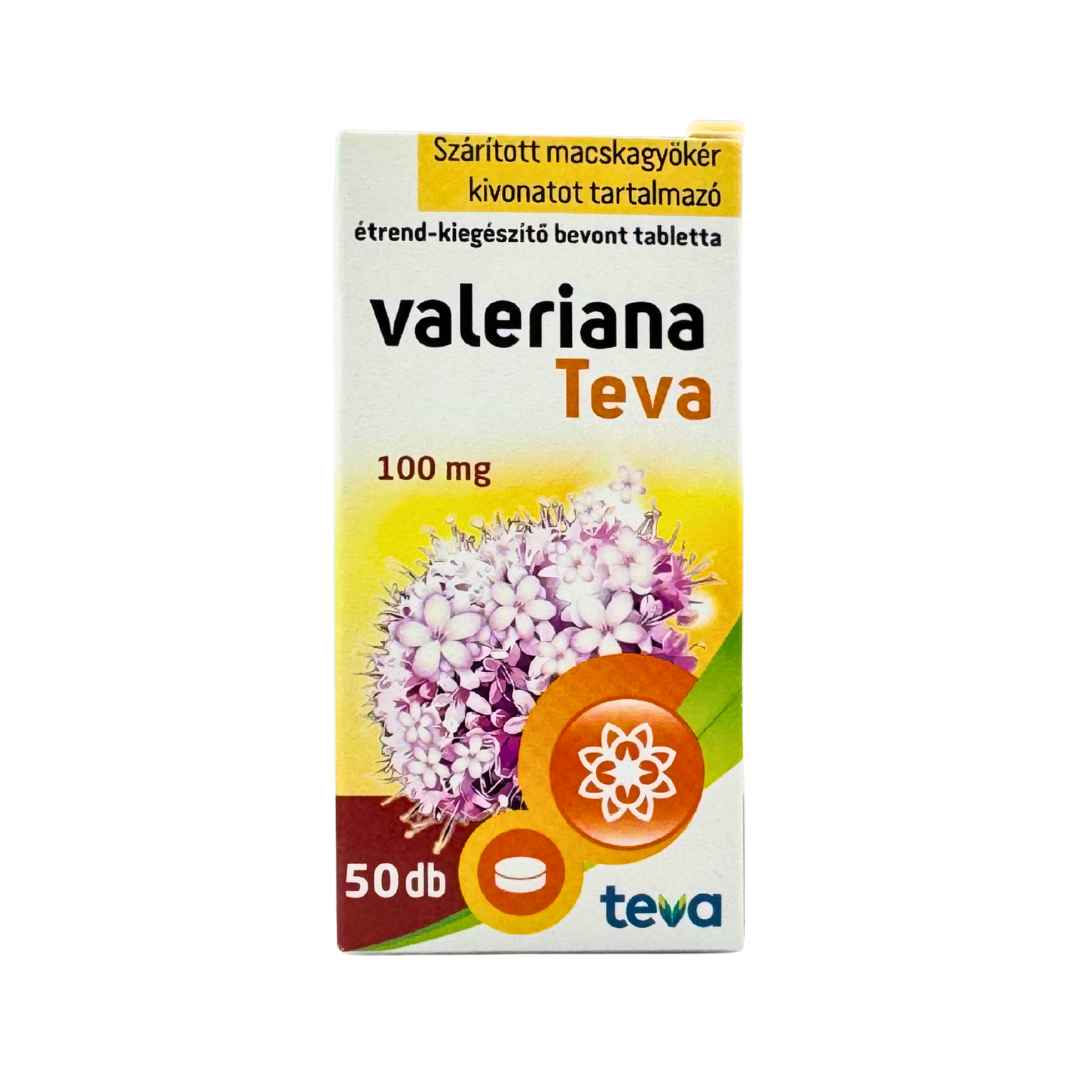 Valeriana TEVA  100 mg bevont tabletta   50x