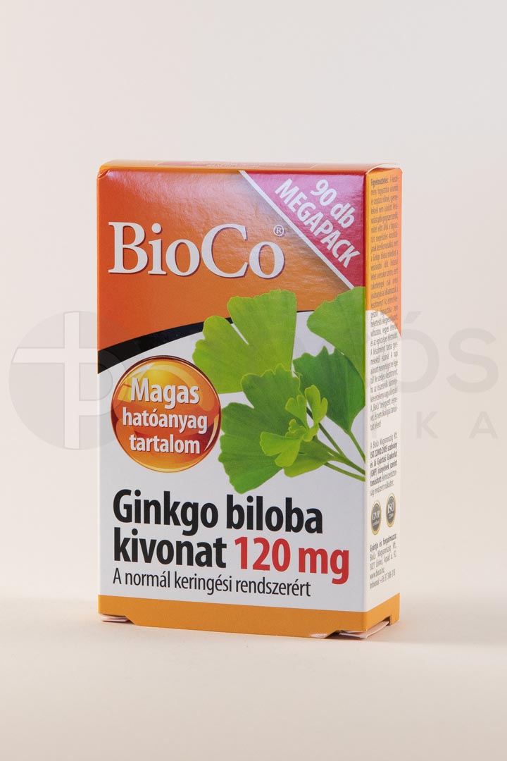 BioCo Ginkgo biloba kivonat 120 mg tabletta  90x