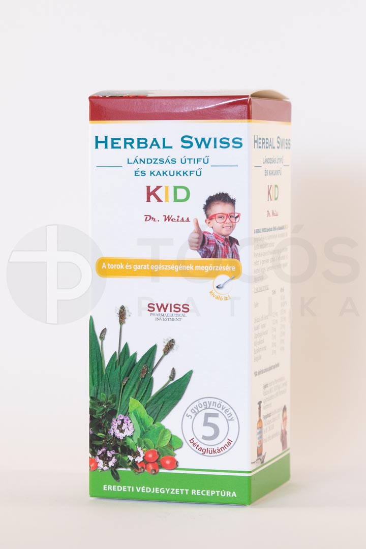 Herbal Swiss KID étrendkiegészítő folyadék 150ml
